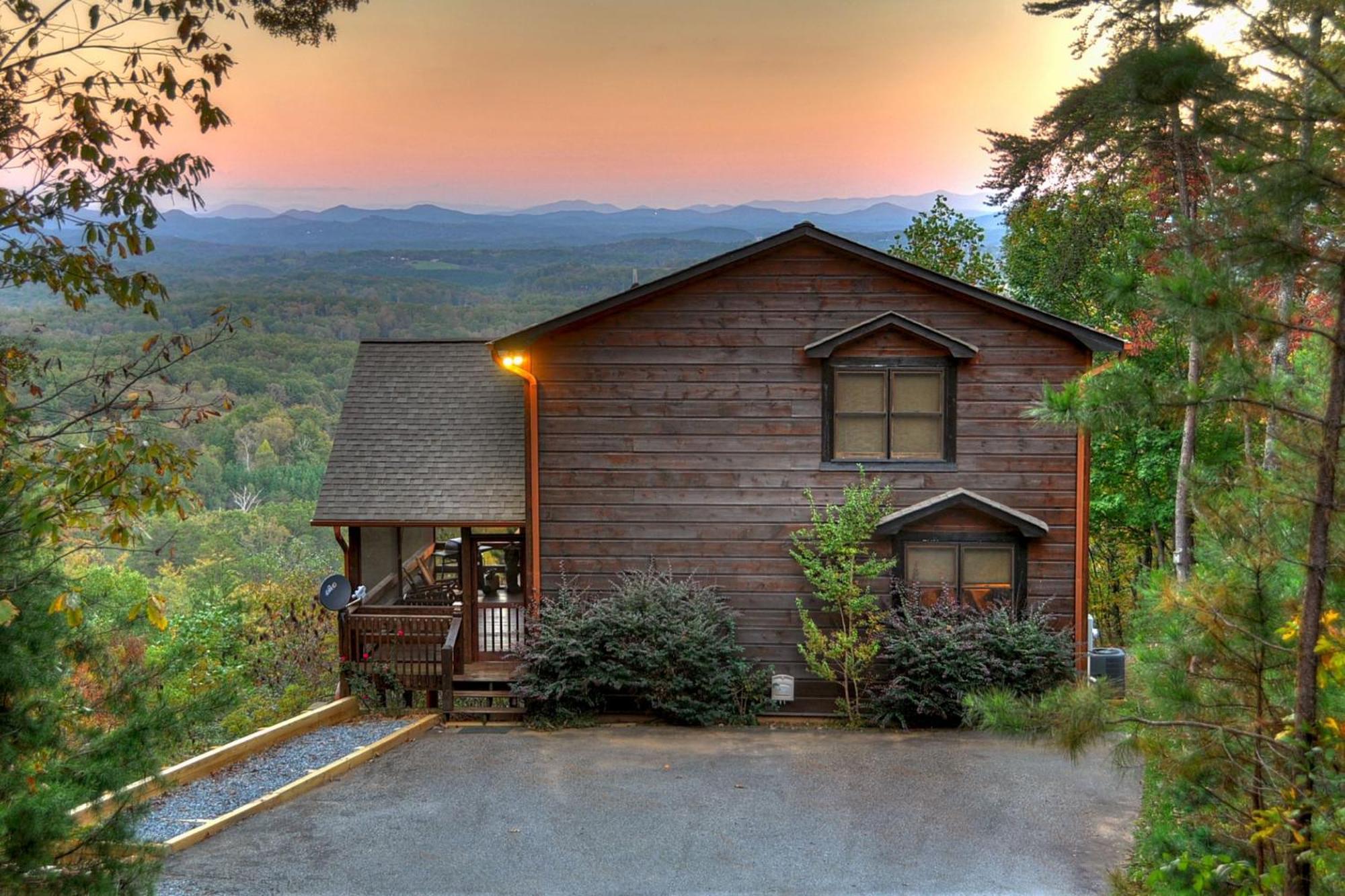 The View Sweeping Mountain Views Gas Fireplace Game Room Hot Tub บลูริดจ์ ภายนอก รูปภาพ